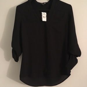 NWT Black Express Button Down